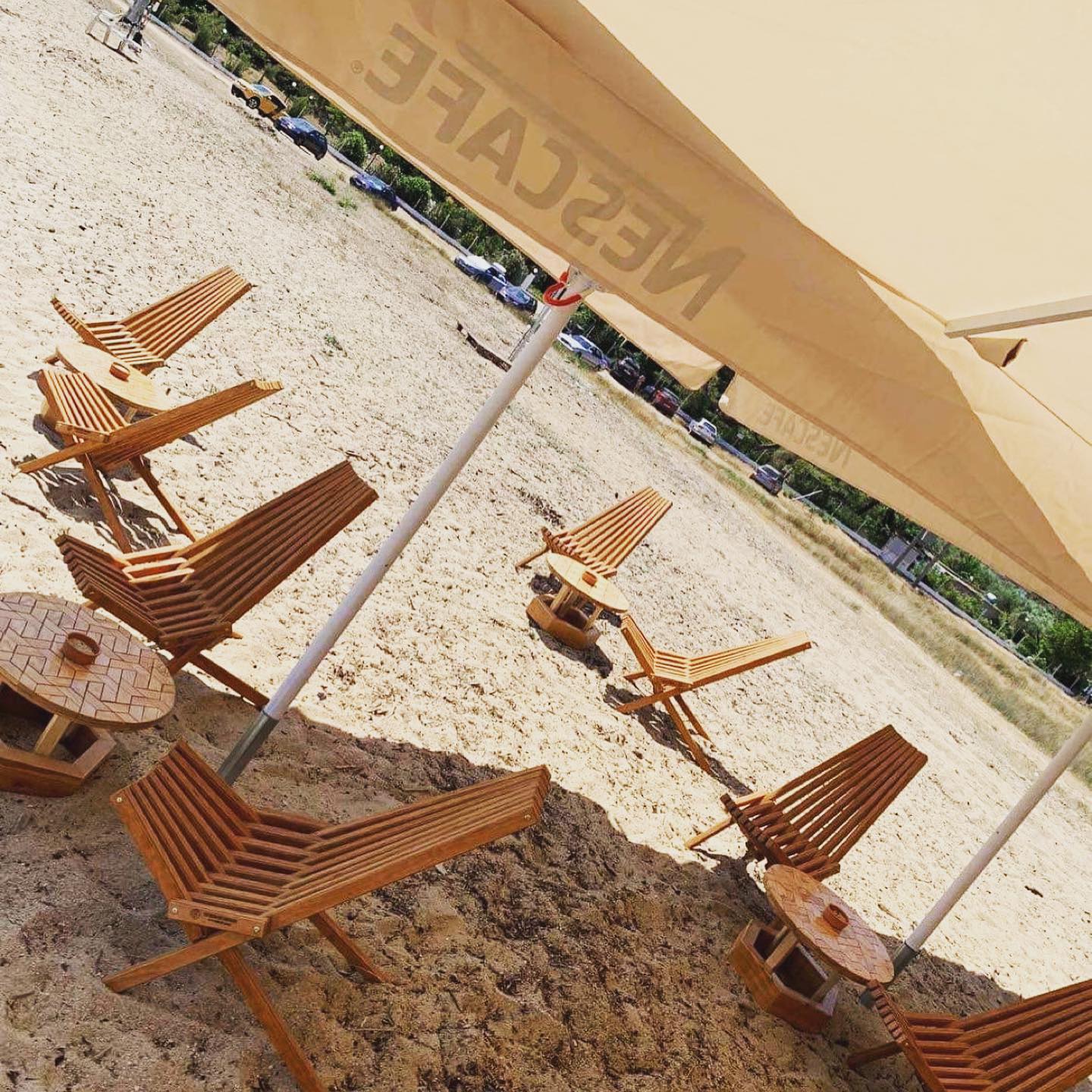 Triena Beach Chair at beachbar