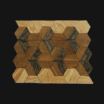 Arrows 3D Pattern Wooden Surface 2 1