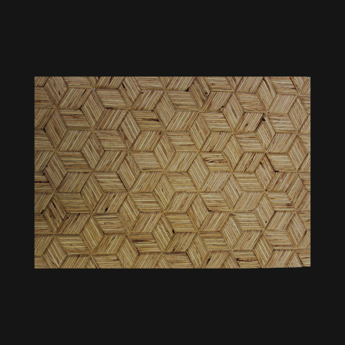 Cubix 3D Pattern Wooden Surface 7 1