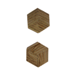 Cubix 3D Pattern Wooden Surface 7 4