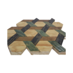 Woven 3D Pattern Wooden Surface 3 3