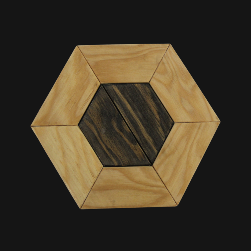 Hexagon Dot table 3D Surface