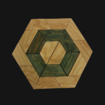 Hexagon table 3D Surface